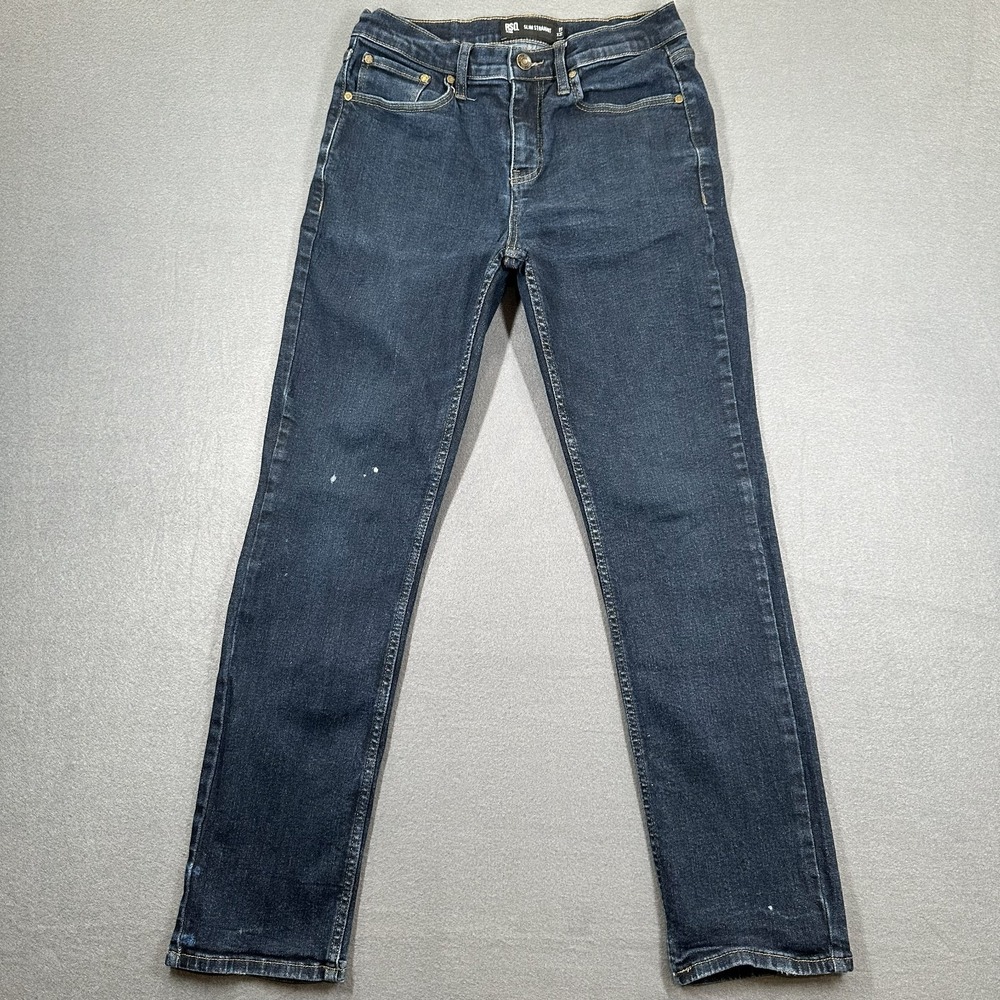 RSQ‎ Jeans Mens 29x32 Blue Denim Stretch Low Rise 5-Pockets Slim Straight Leg